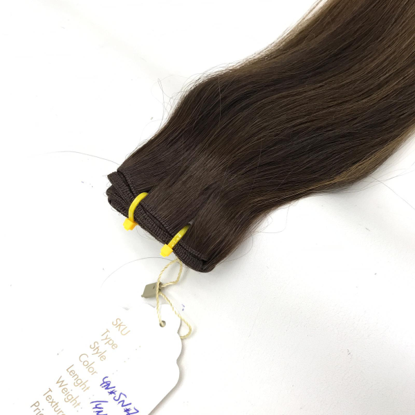 Tres Kaynak Saç #4N - #5N - #7N - 1/3 - #4N - #7N BRAZILIAN BRUNET OMBRÉ & BALAYAGE 40 Cm - 150 Gram