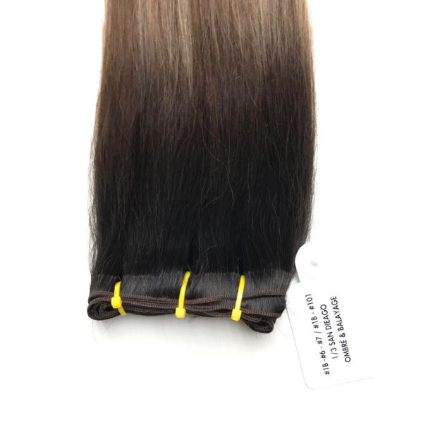 Tres Saç Kaynak #1B-6-7/1B-101 1/3 San Diago Ombre & Balayage 40 Cm - 100 Gram
