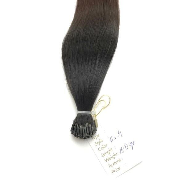 Mikro Keratin Saç Kaynak Renk #6A-#60 Röfleli 100 Gram - 40 Cm