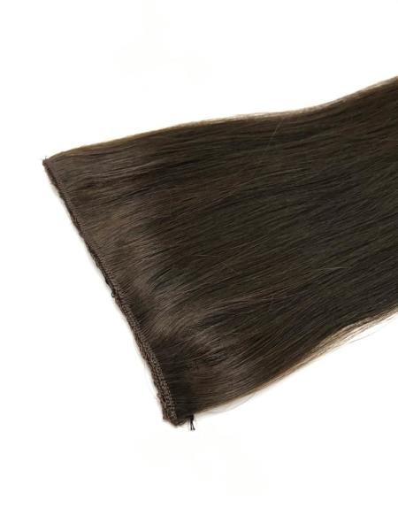 Tek Parça 3 Tokalı Çıt Çıt Saç #4.1 Dark Ash Brown