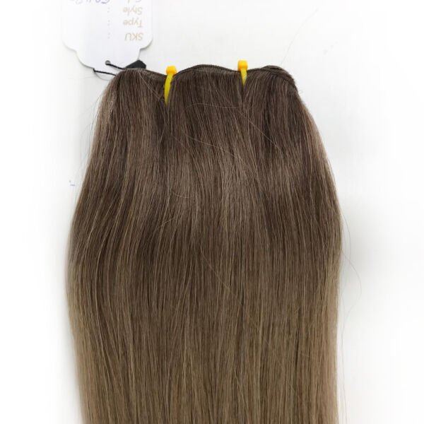 Tres Kaynak Saç #6A-8A ASH BROWN OMBRÉ 40 Cm - 100 Gram