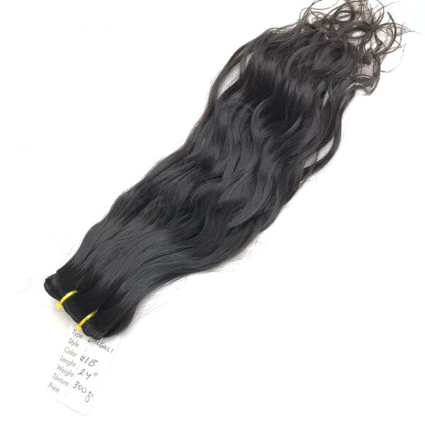 Tres Saç Kaynak Dalgalı #1B Naturel Black 40 Cm - 100 Gram