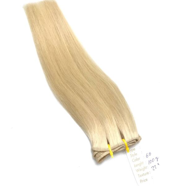 Tres Kaynak Saç #60 VANILLA CREME BLONDE 40 Cm - 100 Gram