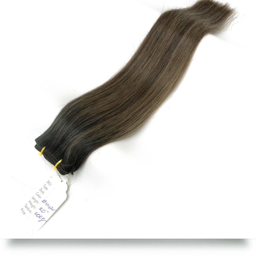 Tres Saç #1B - #4 - #7N HAVANA BROWN - OMBRE  & BALAYAGE 40 Cm - 100 Gram